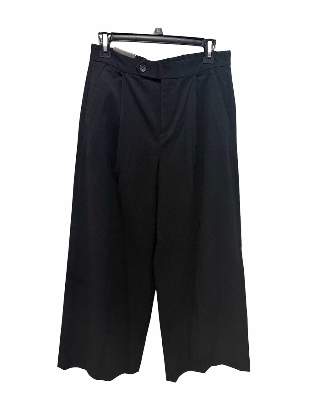 Banana Republic Factory black high rise wide leg pants size 6 NWT